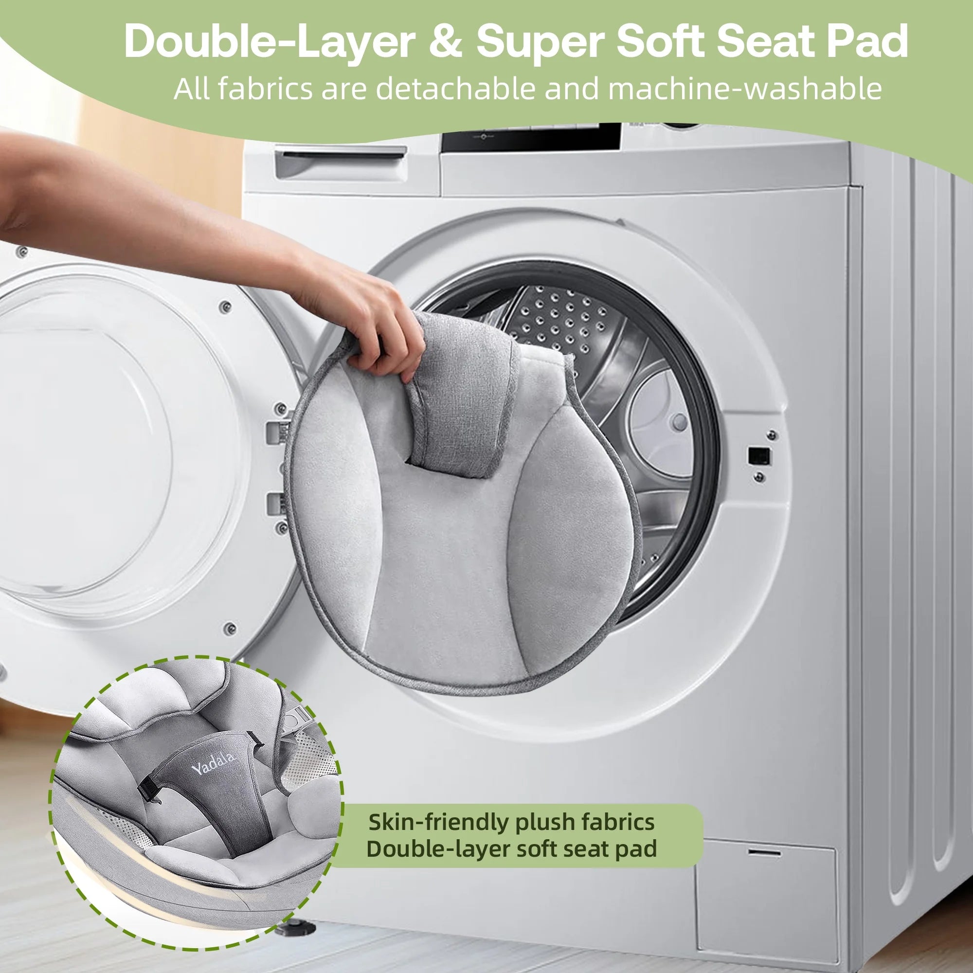 Electronic Baby Portable Bouncer & Rocker for Infants - Bluetooth with 5 Speeds - Babymate