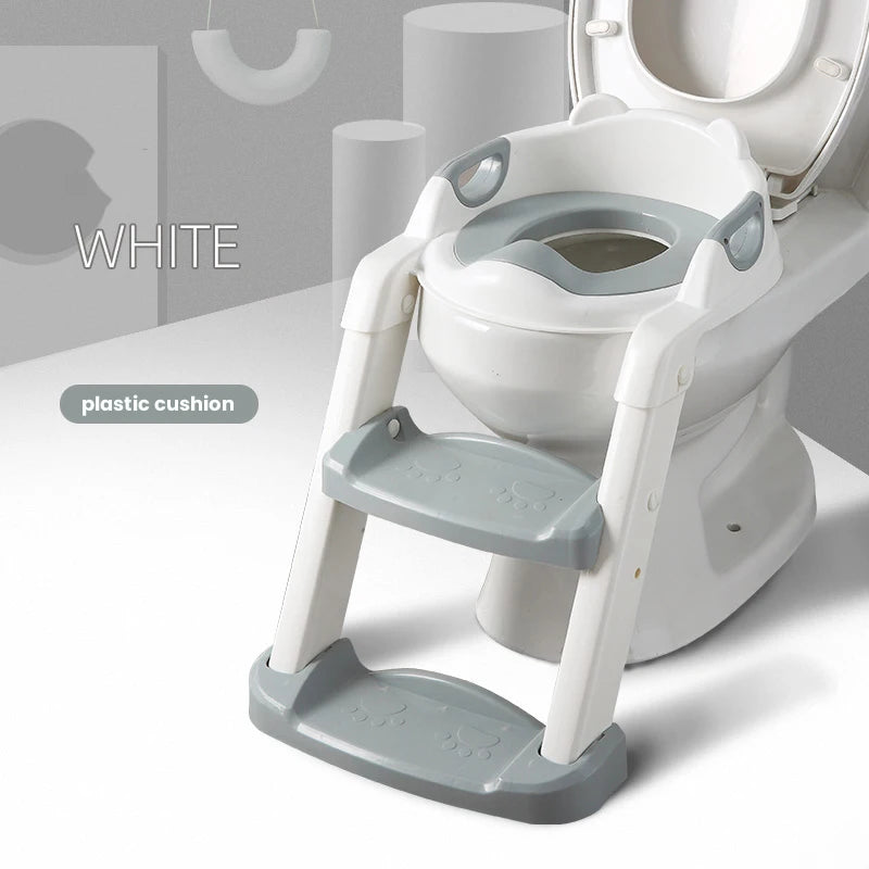 1-8 Years Children's Potty Baby Toilet Seat With Adjustable Ladder - Babymate