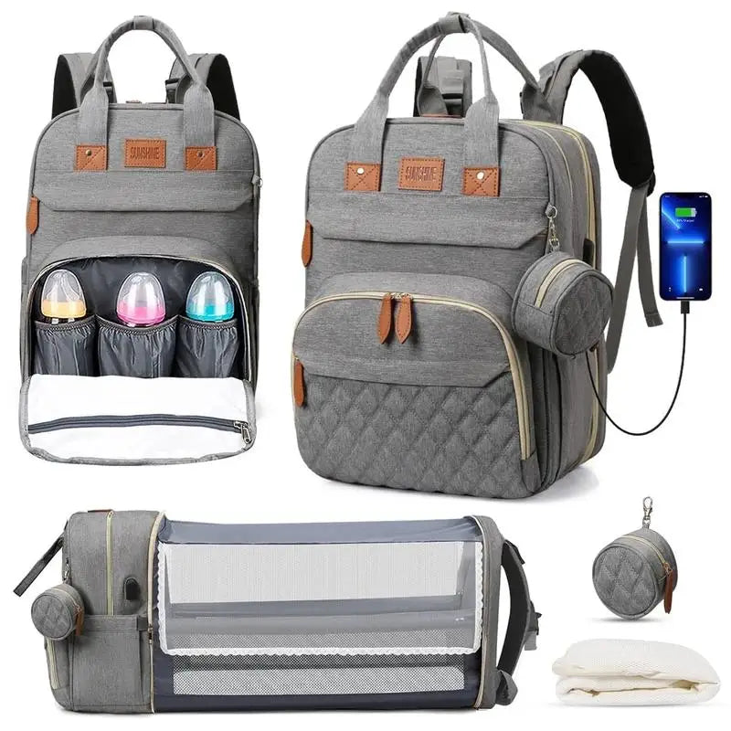 3 In 1 Diaper Bag Backpack