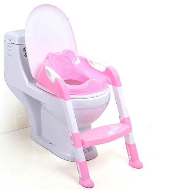 1-8 Years Children's Potty Baby Toilet Seat With Adjustable Ladder - Babymate
