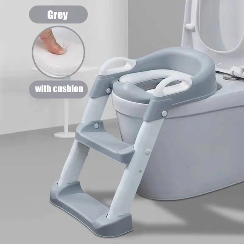 1-8 Years Children's Potty Baby Toilet Seat With Adjustable Ladder - Babymate