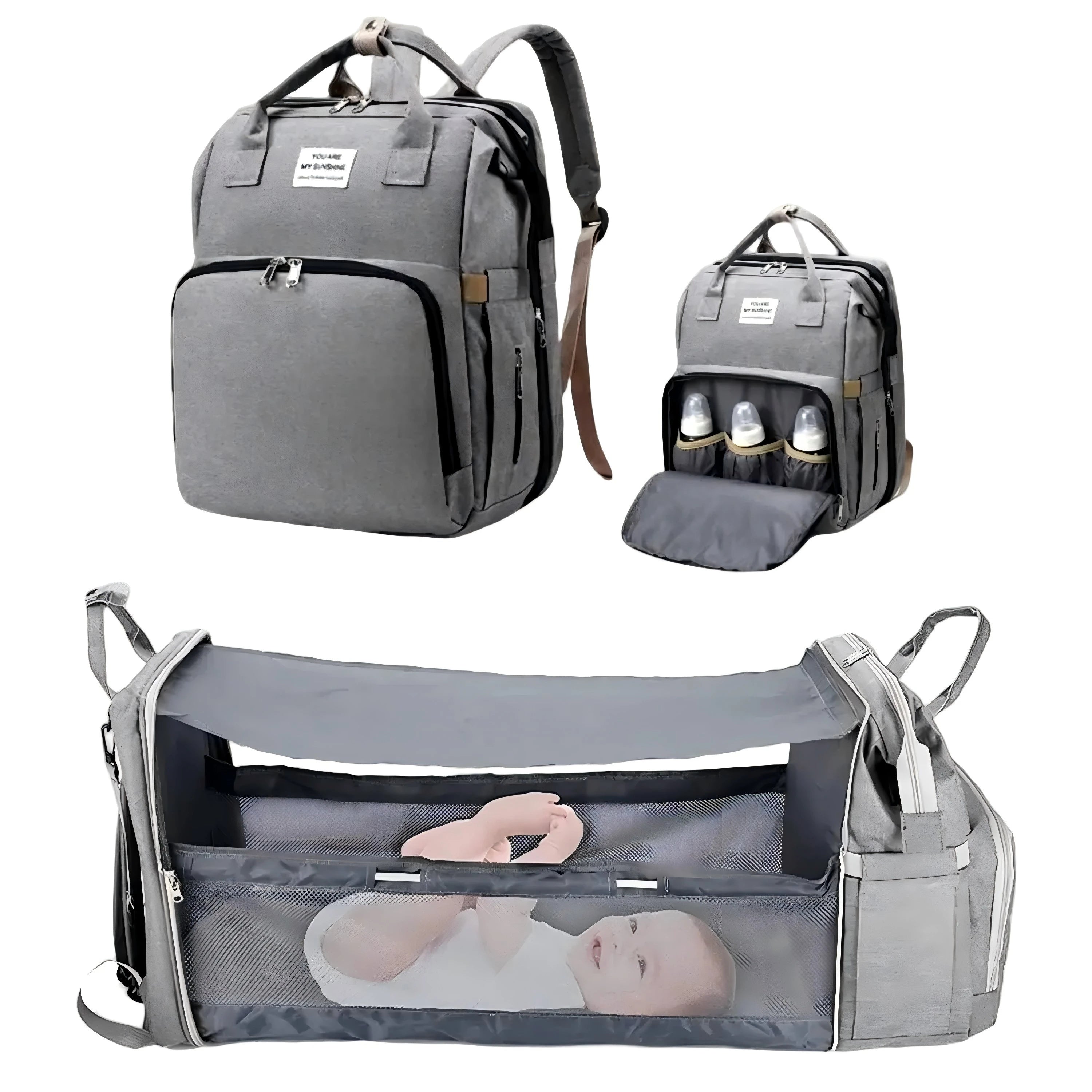 3 In 1 Diaper Bag Backpack