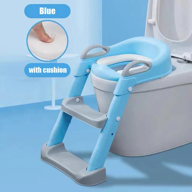 1-8 Years Children's Potty Baby Toilet Seat With Adjustable Ladder - Babymate